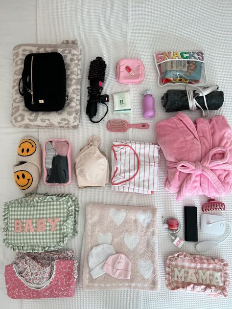 What I'm Packing In My Hospital Bag • BrightonTheDay hospital bag essentials, hospital bag essentials, hospital bag for baby, baby products, baby Hospital Bag For Baby, Baby Going Home Outfit, My Hospital Bag, Lake Pajamas, Feminine Wipes, Boppy Pillow Cover, Hospital Bag Essentials, Barefoot Dreams Blanket, Travel Shampoo