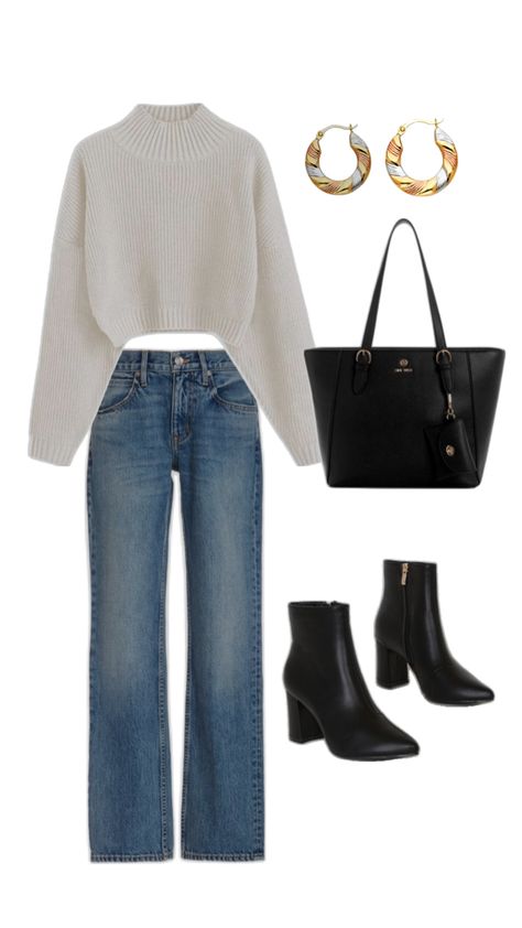 Winter Fashion Outfits Casual, Uni Outfits, Jeans Outfit, Autumn Outfit, Outfit Inspo Fall, Cozy Fashion, Winter Fashion Outfits, Fall Winter Outfits, Outfits Casuales