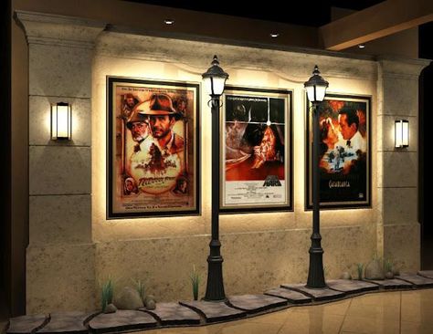 Theater Entrance, Movie Theater Rooms, Basement Home Theater, Home Theater Room Design, Theater Room Design, Theatre Interior, Basement Gym, Home Cinema Room, Home Theater Decor