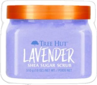 Purple Skincare, Shea Sugar Scrub, Lavender Sugar Scrub, Skincare Samples, Exfoliating Body Scrub, Sugar Scrubs, Beauty Boutique, Tree Hut, Body Exfoliator