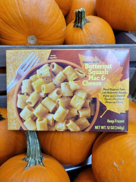 I Tried 15 Trader Joe’s Fall Products—This Was the Clear Winner Cinnamon Roll Blondies, Butternut Squash Mac Cheese, Butternut Squash Bisque, Squash Ravioli, Fall Products, Butternut Squash Mac And Cheese, Mac And Cheese Bites, Butternut Squash Puree, Butternut Squash Ravioli