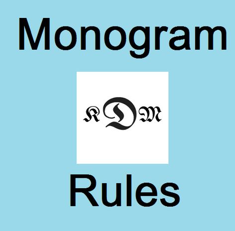 Learn all about the different types of monogram designs and monogram order when monogramming initials for wedding and other purposes Embroider Letters, Diy Monogram Letters, Hand Embroidery Letters, Free Monogram Fonts, Monogram Maker, Monogram Machine, Diy Monogram, Free Monogram, Embroidered Initials