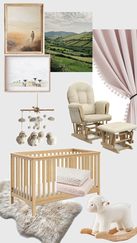 Baby girl nursery, sheep theme, green pastures, Jesus leaves the 99 to find the 1 Jesus Leaves The 99, Leaves The 99, Sheep Nursery, Theme Green, Green Pastures, Nursery Girl, Baby Girl Nursery, Themed Nursery, Girl Nursery