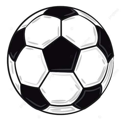 Black Soccer Ball, Soccer Silhouette, Black And White Building, National Sports Day, Ball Vector, Black And White Football, Ultras Football, Ball Drawing, Soccer Logo