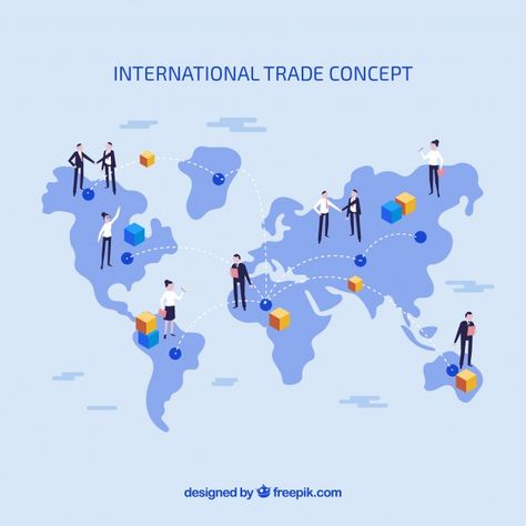 Trade Illustration, Map Art Illustration, Customer Day, Logistics Network, People Design, International Business, Free Advertising, Design Technology, Air Cargo