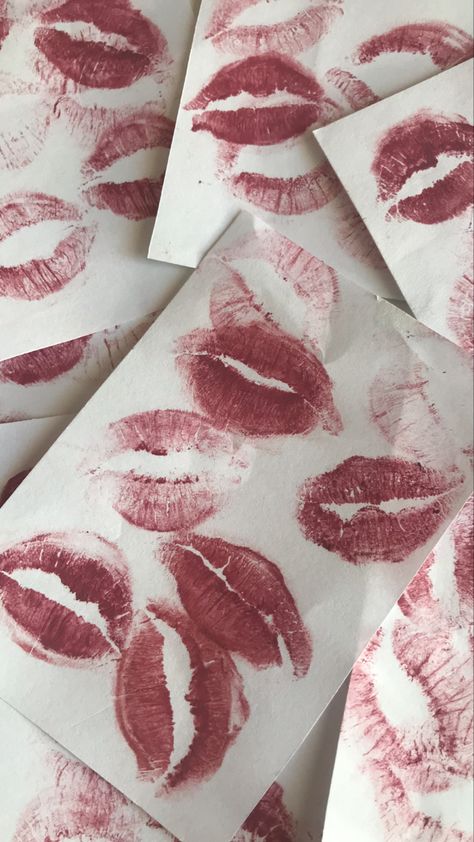 kiss, kisses, lipstick Asthetic Wallpers Kisses, Kiss Asthetic Wallpers, Kiss Mark Aesthetic, Kisses On Paper Aesthetic, Pink Kisses Wallpaper, Simp Behaviour, Kiss Aesthetic, Kiss Marks, Lots Of Kisses