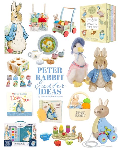 Peter Rabbit Easter Basket, Peter Rabbit Toys, Peter Rabbit Book, First Easter Basket, Peter Rabbit Plush, Peter Rabbit Easter, Peter Rabbit Books, Rabbit Family, Rabbit Book