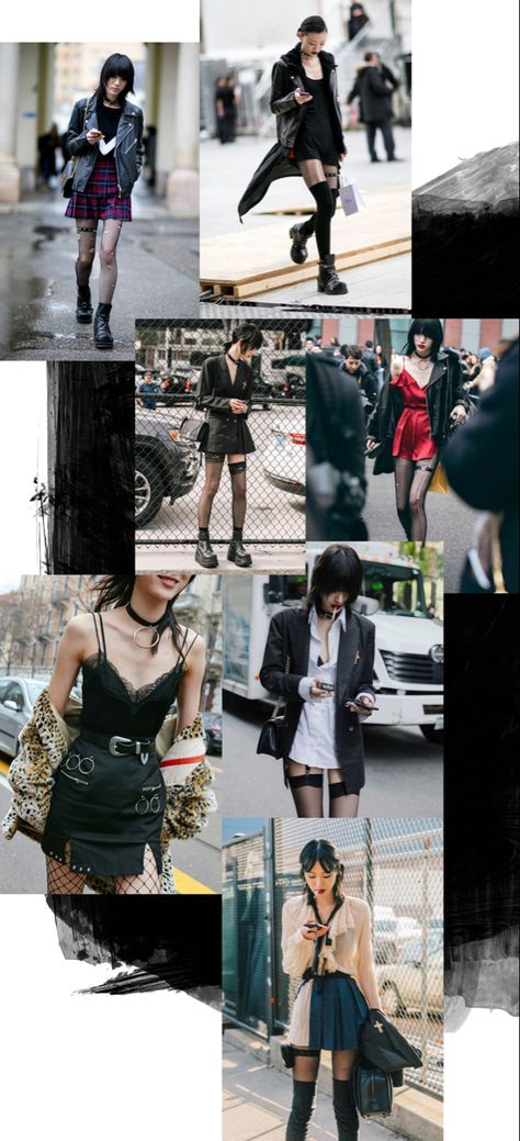 Nana Outfits Inspired, How To Wear Bralettes, Nana Osaki Outfit, Nana Outfits, Nana Fashion, Nana Clothes, Sora Choi, Nana Osaki, Academia Style