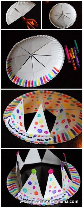 Paper Plate Crown, Birthday Party Craft Ideas, Party Craft Ideas, King Craft, Diy Holiday Party, Anniversaire Diy, Princess Diy, Activities For Girls, Birthday Party Crafts