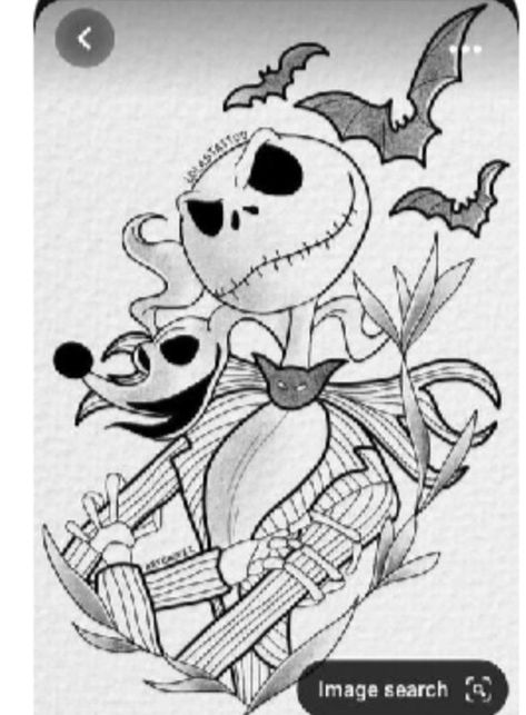 Skull Drawing Ideas, Simple Skull Drawing, Jack Skellington Drawing, Easy Skull Drawings, Jack Skellington Tattoo, Cool Skull Drawings, Tim Burton Tattoo, Jack Nightmare Before Christmas, Nightmare Before Christmas Drawings