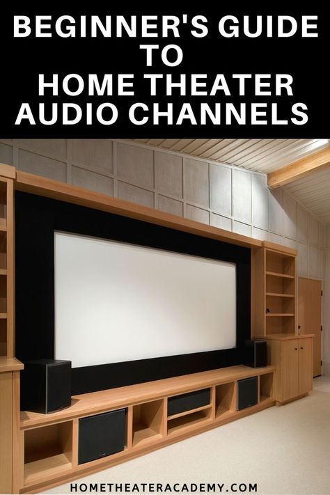 One term that gets thrown around plenty in the world of home theaters is channels. Does this refer to TV channels, or something else? Here is my beginner’s guide to home theater channels. It helps to have as much information as possible so that you Room Speakers, Home Theater Room Design, Theater Room Design, Multi Room Audio, Home Cinema Room, Best Home Theater, Home Theaters, Home Theater Setup, At Home Movie Theater