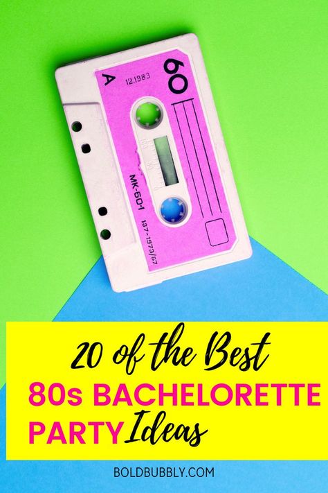 80s bachelorette party 80s Theme Bachelorette Party, 80s Bachelorette Party, 80s Bachelorette, Music Making, Think Big, Neon Colors, Big Hair, The 80s, Best Ideas