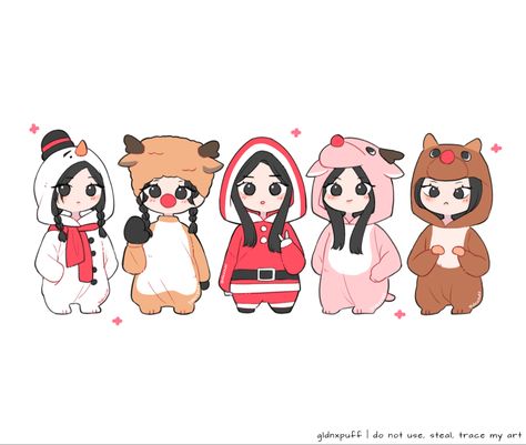 Real Bunnies, Newjeans Fanart, Chibi Inspiration, Cloud Tattoo, Kpop Drawings, Sketch Illustration, December 25, Silly Pictures, Cute Chibi