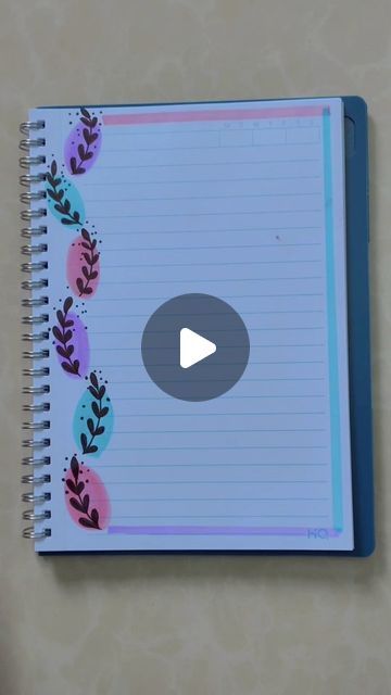 Border Design On Lined Paper, Front Page Portfolio Design, Side Paper Design For Project, Telugu Border Design For Project, Cover Page For Scrapbook, Simple Border Designs For Notebook, Simple Borders For Paper Projects, Decorative Pages For Project, Side Borders For Project Work