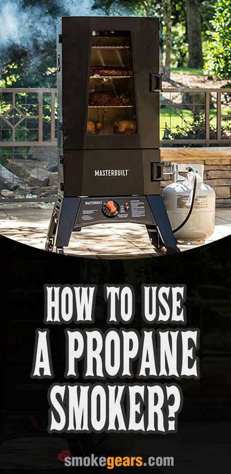 Masterbuilt Propane Smoker Recipes, Propane Smoker Recipes, Grill Foods, Masterbuilt Smoker, Gas Smoker, Smoker Ideas, Propane Smokers, Outdoor Smoker, Bbq Grill Smoker