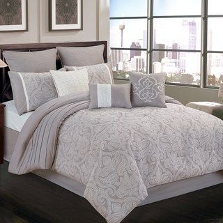 Riverbrook Home Winthrop Comforter Set Comforter Sets Modern, Bedroom Comforter Sets, Grey Comforter Sets, Queen Bedding, Bed Linen Design, King Comforter Sets, Luxury Bedding Sets, Stylish Beds, Teen Bedding