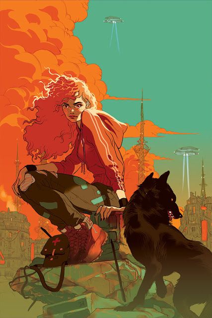 Scarlet Fanart Lunar Chronicles, Cinder Fan Art Lunar Chronicles, Fan Art Lunar Chronicles, The Lunar Chronicles Fan Art, Scarlet Lunar Chronicles, Tomer Hanuka, The Lunar Chronicles, Book Fanart, Marissa Meyer