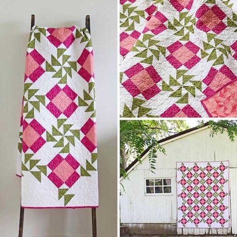 Patchwork Diy, Teneriffe, Quilt Modernen, Rose Quilt, Quilt Square Patterns, Roses Garden, Flower Quilts, Flower Quilt, Pink Quilts