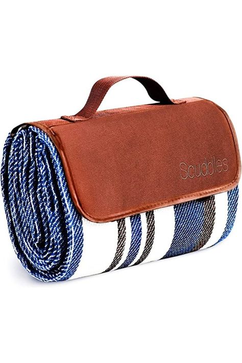 Extra Large Picnic & Outdoor Blanket Dual Layers for Outdoor Water-Resistant Handy Mat Tote Spring Summer Blue and White Striped Great for The Beach,Camping on Grass Waterproof Sandproof Large Picnic Blanket, Park Blanket, Large Picnic, Picnic Outdoor, Waterproof Picnic Blanket, Outdoor Canvas, Camping Mat, Picnic Mat, Camping Blanket