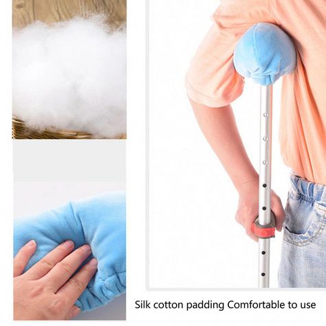 Find many great new & used options and get the best deals for Crutch Underarm Pad Reduce Friction Soft Padding Hand Grips Armpit Pillow- at the best online prices at eBay! Free shipping for many products! Crutches Diy, Arm Crutches, Crutch Covers, Crutch Pad, Underarm Odor, Kidney Cleanse, Crutches, Pad Cover, Cotton Material