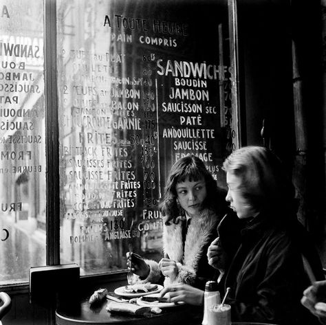 Ed van der Elsken. Cafe Culture in Bohemian Paris, 1954.” Ed Van Der Elsken, British Journal Of Photography, Cafe Society, Robert Doisneau, Paris Cafe, Patti Smith, Skagen, Black & White, Cafe Restaurant