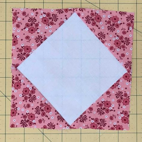 How to Make A Square in a Square Quilt Block ~ Tutorial - Days Filled With Joy Economy Square Quilt Block, Square On Square Quilt Block, Diamond In A Square Quilt Block, Square Within A Square Quilt Block, Square In A Square Quilt Block Chart, Square In Square Quilt Pattern, Granny Square Quilt Block Free Pattern, 8 Inch Quilt Blocks Free Pattern, Quilt Blocks Easy Free Pattern Simple