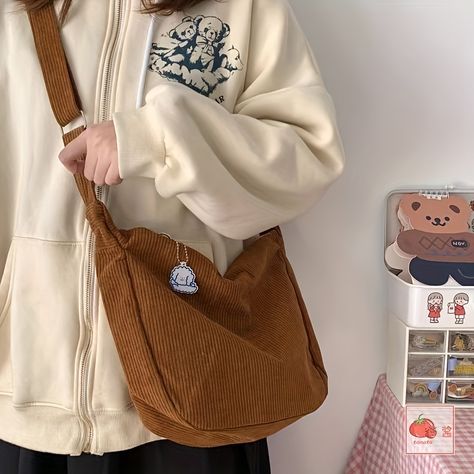 Faster shipping. Better service Tas Bahu, Bags For Teens, Korean Casual, Leather Bag Women, Casual Tote, Fashion Korean, Handbags For Men, Casual Bags, Sling Bag