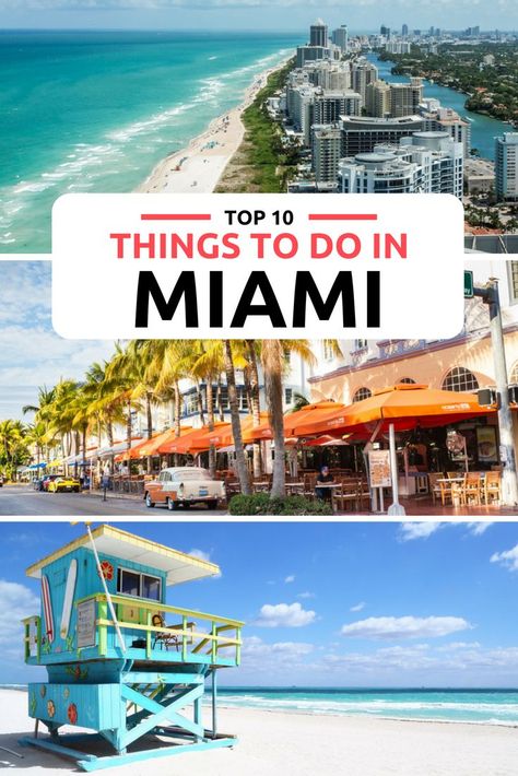 Top things to do in Miami from South Beach to the Everglades. Discover the top 10 best things to do in Miami with our informative guide to Miami. Explore the Miami art deco district in Miami Beach, or the culture in Little Havana. For the best Miami Beach head to South Beach. Take a Bahamas Day Trip from Miami, now one of the top things to do in Miami. Miami Travel Guide, Things To Do In Miami, Miami Vacation, Wynwood Walls, Miami Travel, The Everglades, Sunny Isles, Coconut Grove, Usa Travel Guide