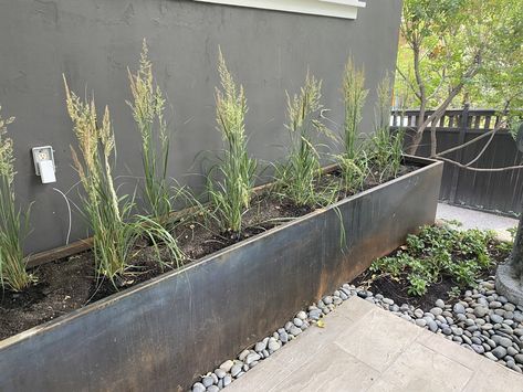 Planter Boxes — . Deck Redo, Stone Planters, Home Reno, Planter Boxes, Custom Metal, Reno, Stone