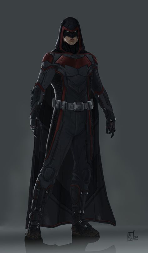 Robin Suit, Dc Oc, Batman Redesign, Batman Suit, Batman Concept, Batman Armor, Robin Dc, Batman Costume, Batman Comic Art