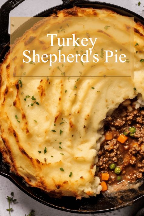 Turkey Crumbles Recipe, Healthy Turkey Shepards Pie, Best Turkey Shepherds Pie Recipe, Shepards Pie Ground Turkey, Meals Using Turkey Meat, Shepards Pie Recipe Easy Ground Turkey, Turkey Shepards Pie With Stuffing, Ground Turkey Shepards Pie Recipe, Turkey Sweet Potato Shepherds Pie