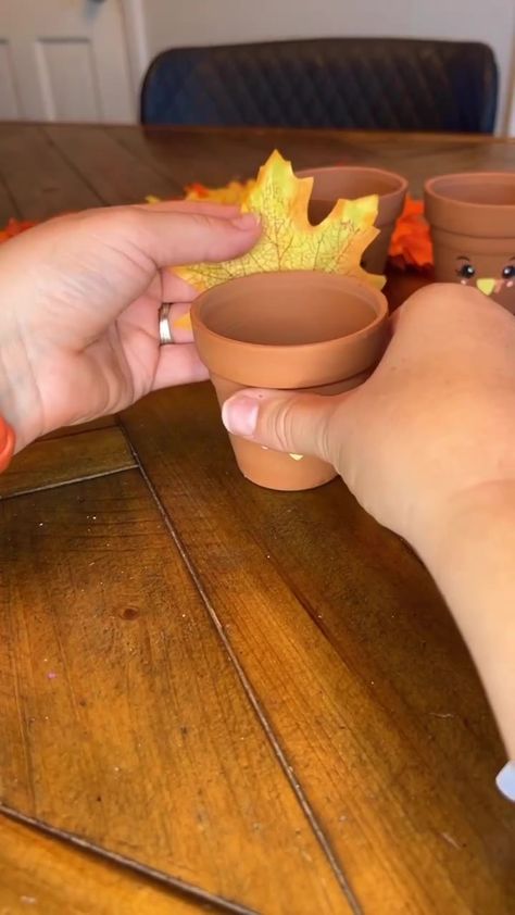 Factory Direct Craft - DIY Turkey Flower Pot for Thanksgiving 🦃 Clay Pot Turkey Craft, Clay Pot Turkey, Turkey Diy Crafts, Turkey Crafts For Preschool, Thanksgiving Crafts Decorations, Diy Turkey, Thanksgiving Crafts Diy, Easy Thanksgiving Crafts, Turkey Decor