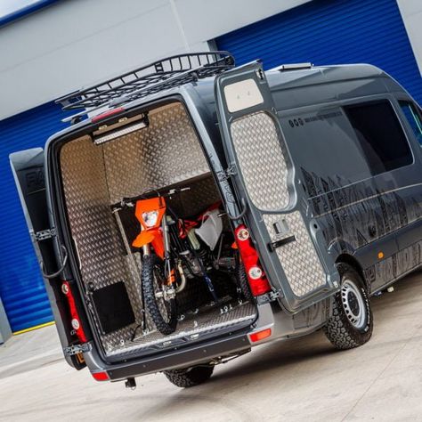 The NWCC Race Van - New Wave Custom Conversions Mercedes Sprinter Camper, Mercedes Van, Transit Camper, Sprinter Van Conversion, Sprinter Camper, Campervan Life, Build A Camper Van, Build A Camper, Vw Crafter