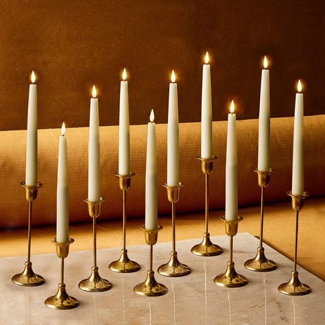 Battery Taper Candles with Flickering Flame - 9 Inch, 10 Pack, Ivory Real Wax, Remote & Timer, Realistic Flameless Candlesticks for Christmas Home Decor : Amazon.ca: Tools & Home Improvement Flameless Taper Candles, Flameless Candles, Taper Candles, Batteries, Wax, Candles, Led