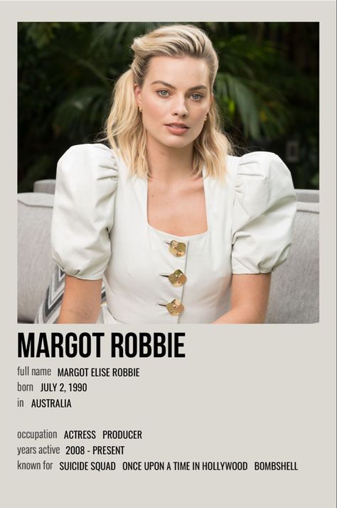 Margot Robbie Poster Print, Barbie Margot Robbie Poster, Margot Robbie Poster, Margot Robbie Vogue Cover, Celeb Posters, Margot Robbie Focus, Minimal Polaroid Celeb Poster, Margot Robbie About Time Movie, Margot Robbie Movies