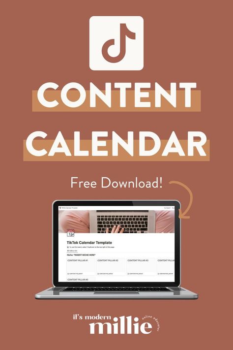 Content Calendar Tiktok, Tiktok Content Calendar, Tiktok Posting Schedule, Tiktok Calendar, Calendar Notion Template, Social Media Growth Strategy, Instagram Course, Content Calendar Template, Influencer Tips