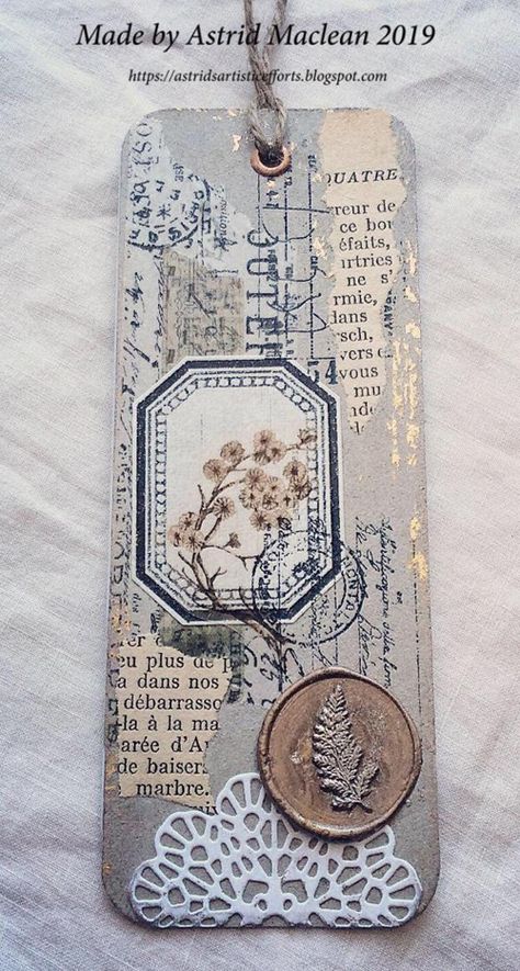 Astrid's Artistic Efforts: A planner page and some bookmarks and the kindness of strangers Diy Vintage Bookmarks, Junk Journal Bookmark, Vintage Bookmarks Handmade, Scrapbook Bookmarks, Bookmark Scrapbooking, Bookmarks Vintage, Kindness Of Strangers, Handmade Journals Diy, Vintage Bookmarks