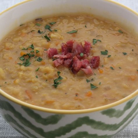 Ham Hock And Lentil Soup | Emerils Pork Hock Soup, Lentil Soup Slow Cooker, Soup Recipe Slow Cooker, Ham Hock Soup, Ham And Lentil Soup, Ham Hock Recipes, Crockpot Favorites, Pork Shank, Creative Dinner