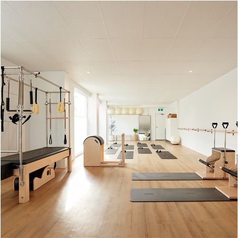 Our Studios – Fluidform Pilates Pilates Interior, Pilates Studio Design Interiors, Pilates Yoga Studio, Home Pilates Studio, Pilates Studios, Pilates Room, Dance Studio Design, Studio Pilates, Yoga Studio Design