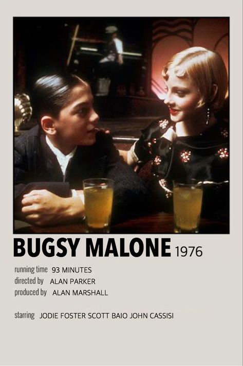 Tallulah Bugsy Malone, Bugsy Malone Movie, Bugzy Malone, Bugsy Malone, Alan Parker, Scott Baio, Musical Theatre Broadway, New Movies To Watch, Tv Posters