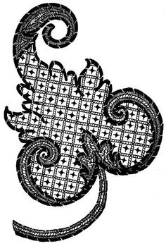 Embroidery Counted, Blackwork... on Pinterest Crewel Stitches, Historical Embroidery, Leaf Filigree, Blackwork Embroidery Patterns, Jacobean Embroidery, Crewel Embroidery Patterns, Tapestry Pattern, Blackwork Patterns, Fall Sewing