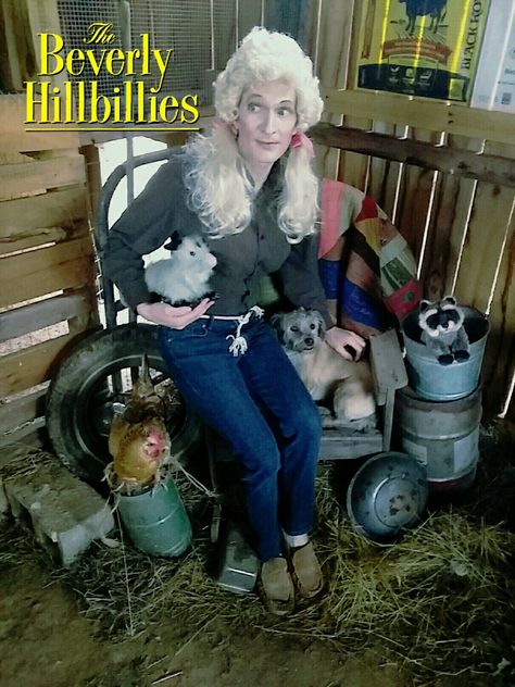 The Beverly Hillbillies Elly May Clampett costume cosplay Billy Ferguson Hillbilly Party, The Beverly Hillbillies, Senior Day, White Trash, Spirit Week, Trailer Park, Trunk Or Treat