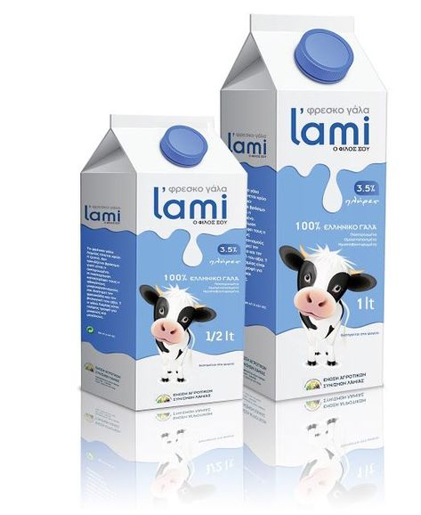 Dairy Products Logo, Creative Product Packaging, Milk Packaging Design, Dairy Products Packaging Design, Dairy Packaging, Cheese Packaging, Milk Cartons, Local Milk, Ice Cream Packaging