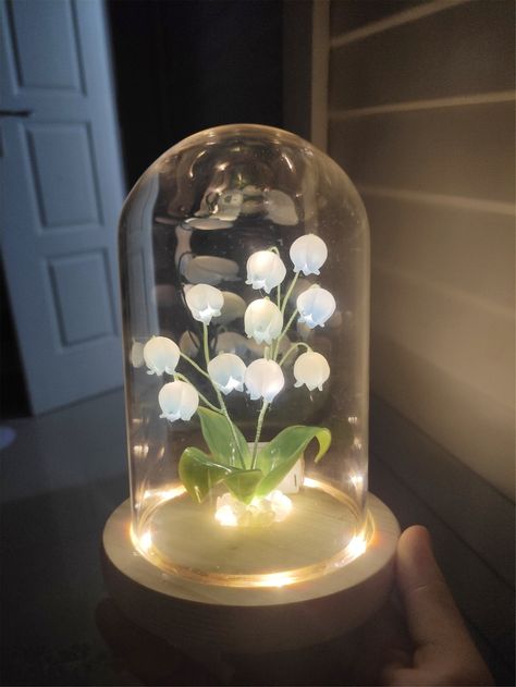 Bell Orchid Night Light,lily of the Valley Night Light Lamp,indoor Rare Plants Desk Lamp,bedroom Decoration,fairy Lamp,valentine's Day Gifts - Etsy Kuwait Desk Lamps Bedroom, Love Animation Wallpaper, Fairy Aesthetic, Fairy Lamp, Lamp Bedroom, Night Light Lamp, Desk Light, Bedroom Decoration, Rare Plants