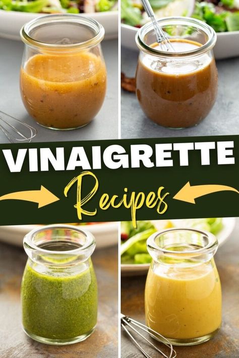 Vinaigrette Salad Dressing Recipes, Recipe Salad Dressing, Sweet Vinaigrette Dressing Recipe, Light Vinaigrette Dressing, Different Salad Dressings, Vinegrette Dressing Recipes, Fall Vinegarette Dressing, Vinegrette Salad Recipes, Healthy Poppyseed Dressing