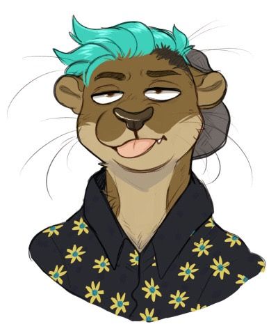 Oat - the sea otter (sidenote this is not my fursona and i am not claming it as my own so dont get mad at me,) Otter Fursona Art, Otter Anthro, Otter Character Design, Otter Fursona, Otter Character, Otter Drawing, Otter Illustration, Pet Anime, Otter Art