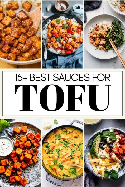 In search of some tasty sauces for tofu? I’ve got you covered with this handy guide. From creamy sauces, to spicy sauces, tangy sauces and more! Easy Tofu Sauce, Tofu With Sauce, Tofu Sauce Recipe, Vegan Dipping Sauce For Veggies, Sauce For Tofu, Warm Tofu With Spicy Garlic Sauce, Spicy Tofu With Coconut Sauce, Tofu With Chili Garlic Sauce, Spicy Sauces