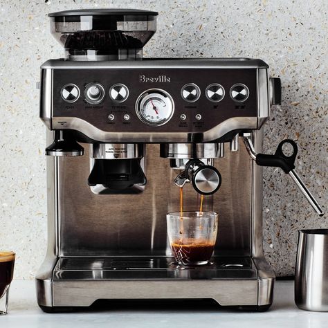 The Best Espresso Machines (2019) - Epicurious Best Home Espresso Machine, Espresso Machine Design, Italian Espresso Machine, Breville Espresso Machine, Breville Espresso, Home Espresso Machine, Best Espresso Machine, Home Coffee Stations, Cappuccino Machine