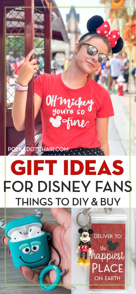 Cute ideas for Gifts for Disney fans. Lots of Disney themed gift ideas that you can make yourself. #Disney #polkadotchair #GiftIdeas Disney Ideas Diy, Disney Money Gift Ideas, Disney Party Favors For Adults, Disney Themed Gifts, Diy Disney Gifts For Adults, Disney Lover Gift Ideas, Disney Diy Gifts, Disney Pixie Dust Gift Ideas, Diy Disney Gifts