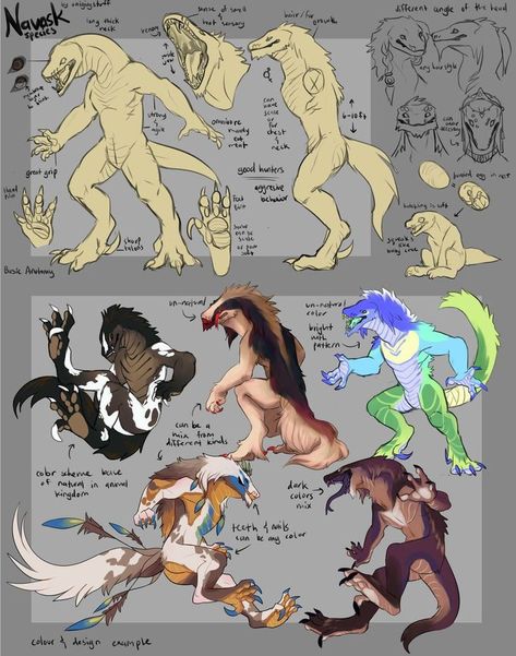 Species Sheet, Open Species, Original Species, Closed Species, Fantasy Beasts, Creature Drawings, Fantasy Creatures Art, Mythical Creatures Art, Dragon Drawing